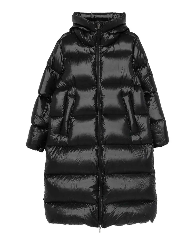 Pyrenex Langer Mantel - Schwarz Schwarz