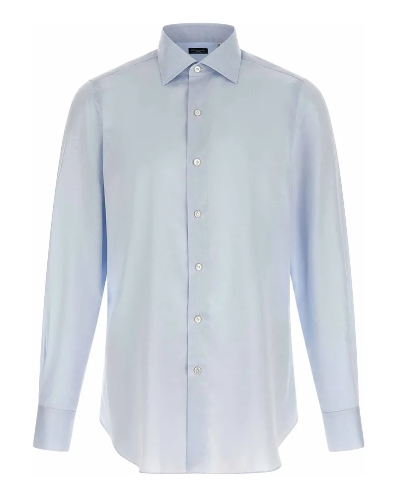 Finamore 1925 Hemd - Hellblau Hellblau