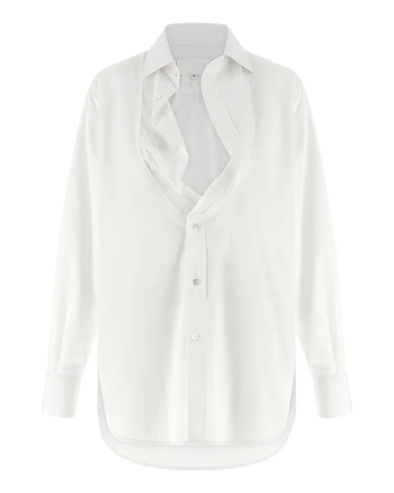Maison Margiela Hemd - Weiß Weiß