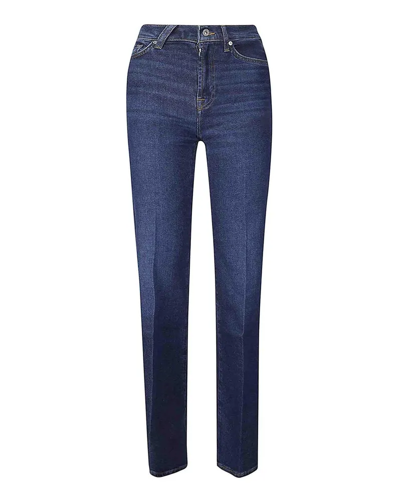 7 for all mankind Straight Leg Jeans - Blau Blau