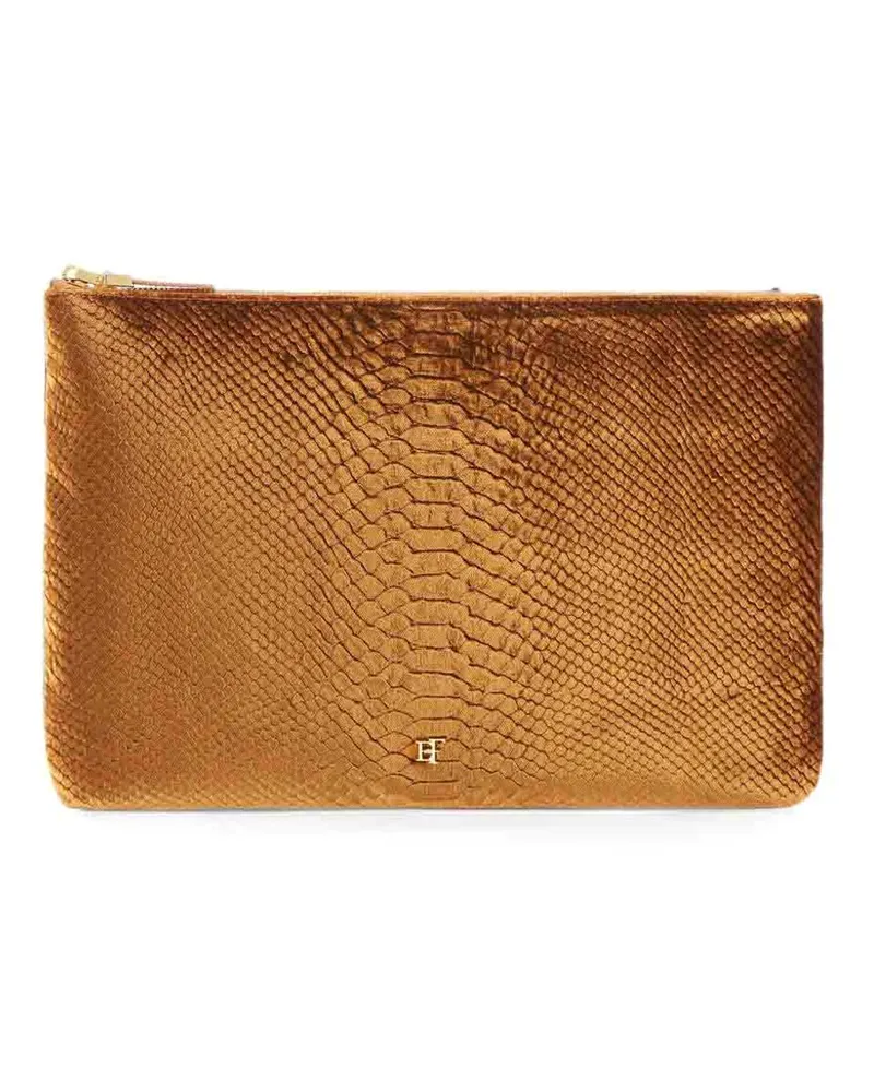 Elisabetta Franchi Clutch - Braun Braun