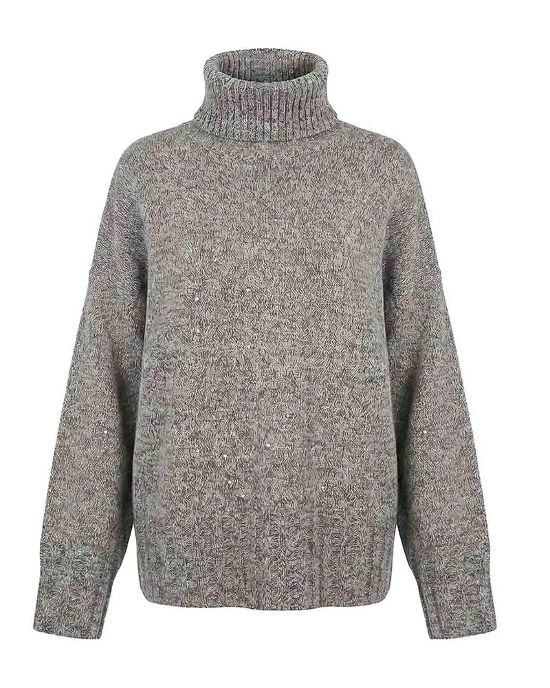 Pinko Rollkragenpullover - Weiß Weiß