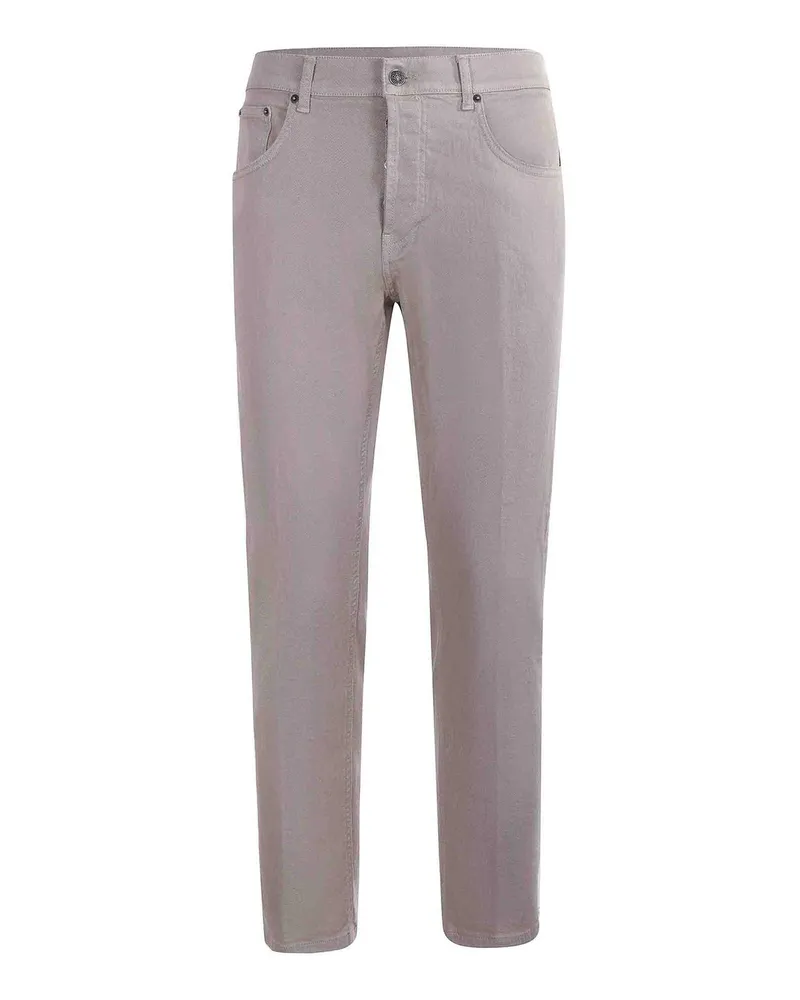 Dondup Straight Leg Jeans - Beige Beige