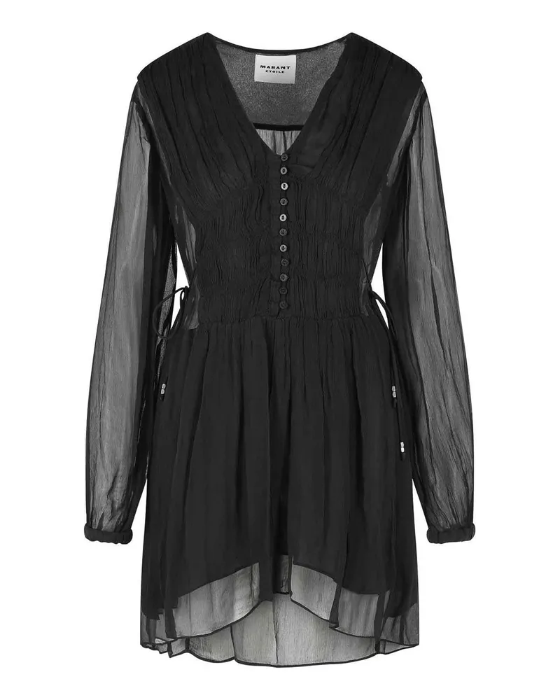Isabel Marant Knielanges Kleid - Schwarz Schwarz