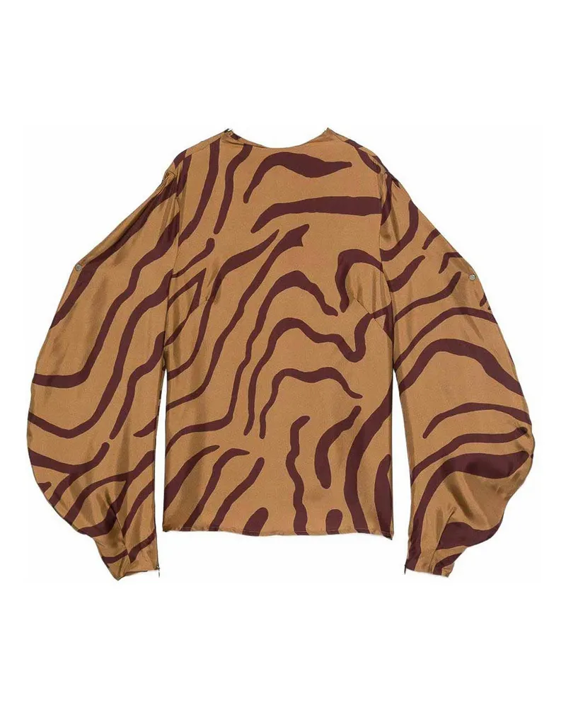 Raquel Diniz Top - Beige Animal
