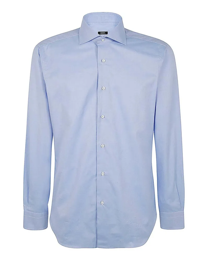 BARBA Hemd - Blau Blau