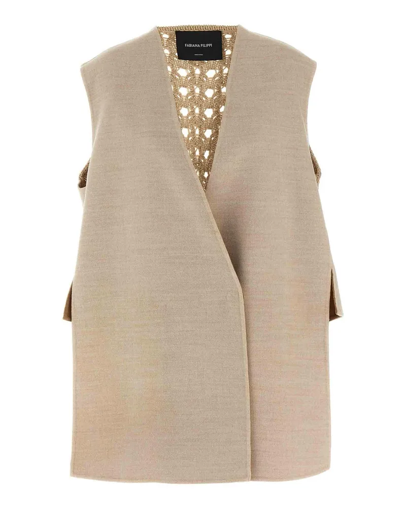Fabiana Filippi Weste - Beige Beige