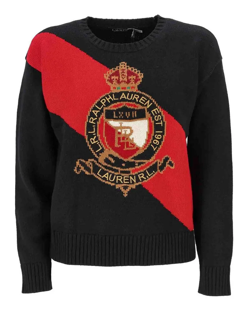 Ralph Lauren Rundhalspullover - Schwarz Schwarz