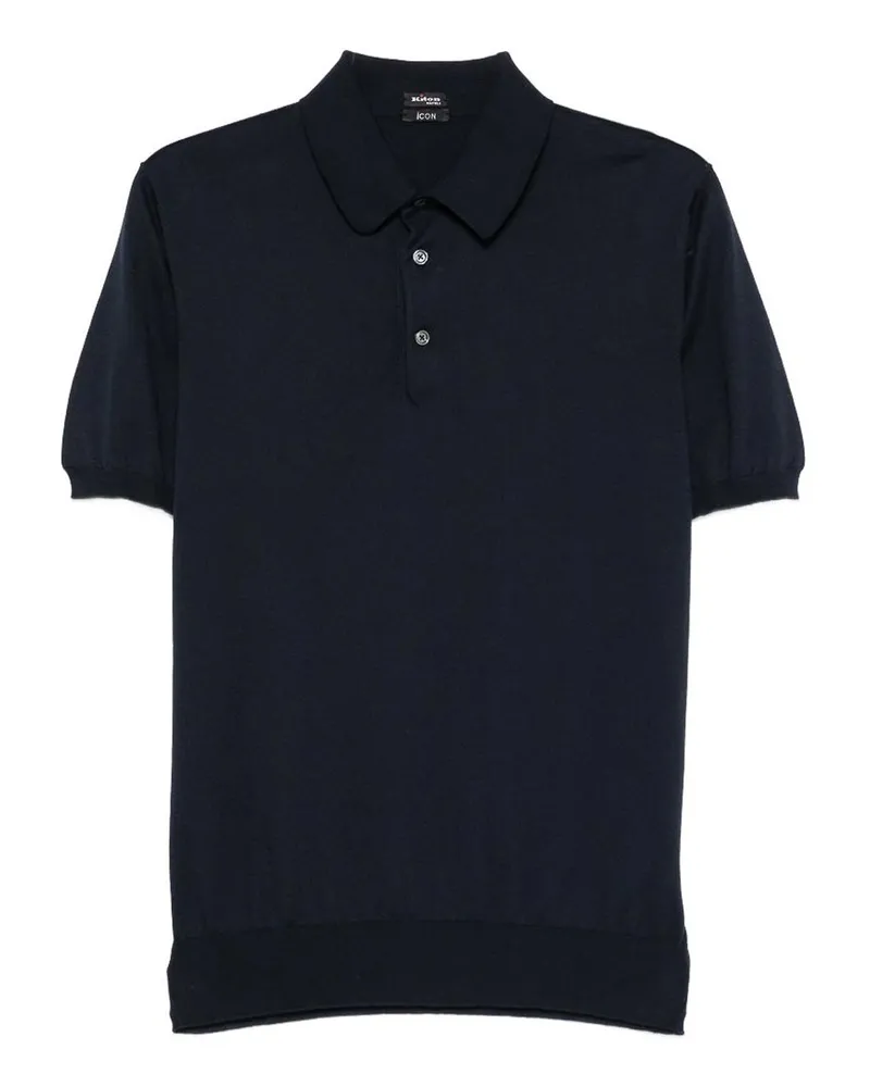 Kiton Poloshirt - Blau Blau