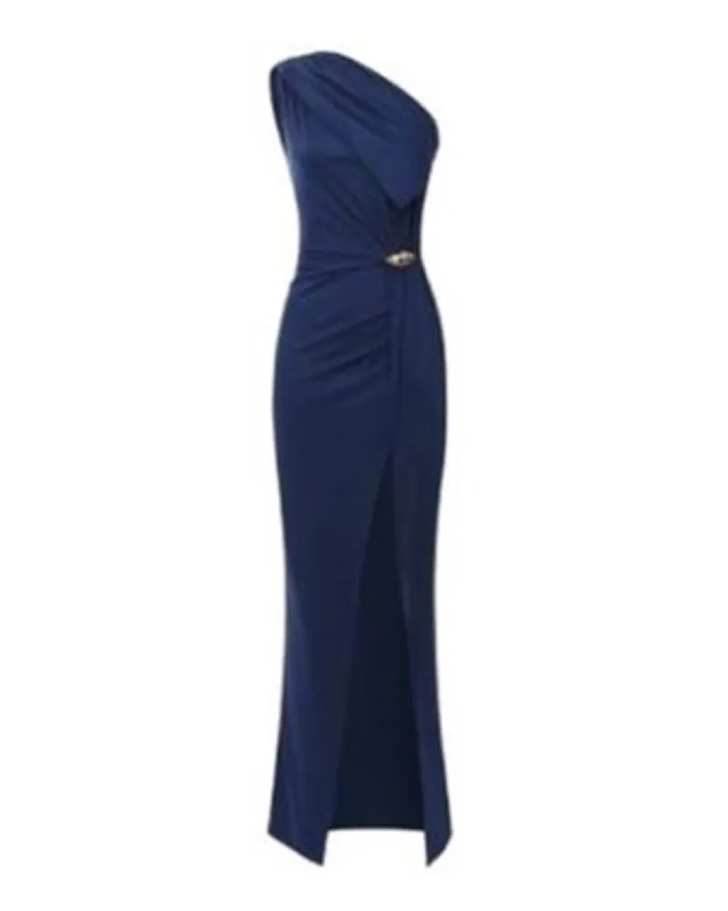 Elisabetta Franchi Knielanges Kleid - Blau Blau