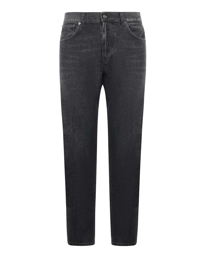 Dondup Straight Leg Jeans - Schwarz Schwarz