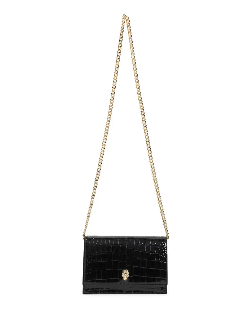 Alexander McQueen Clutch - Schwarz Schwarz