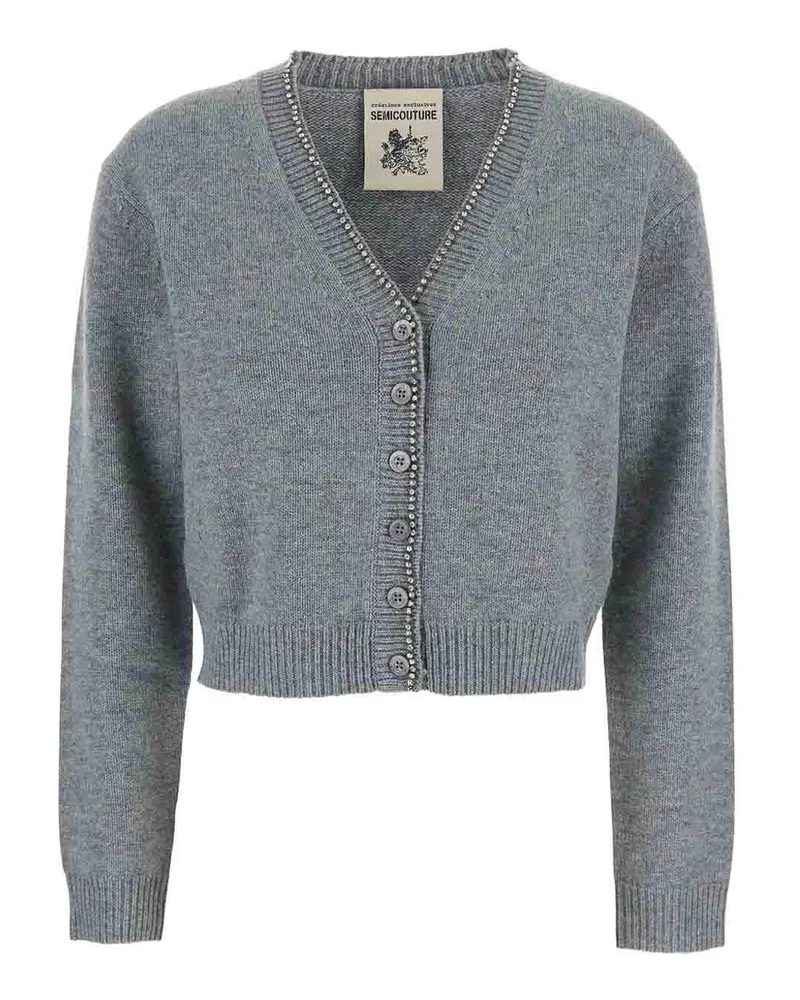 Semicouture Cardigan - Grau Grau