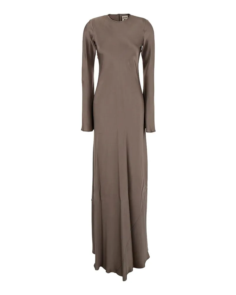 Semicouture Maxikleid - Beige Beige