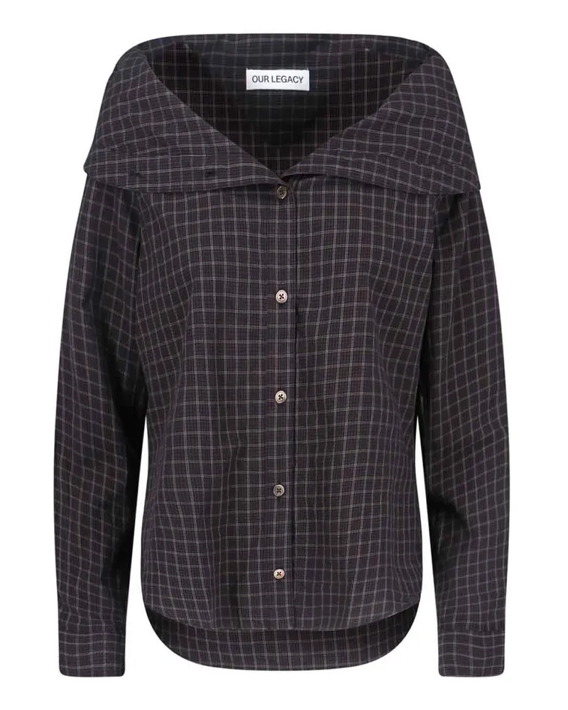 Our Legacy Hemd - Schwarz Schwarz