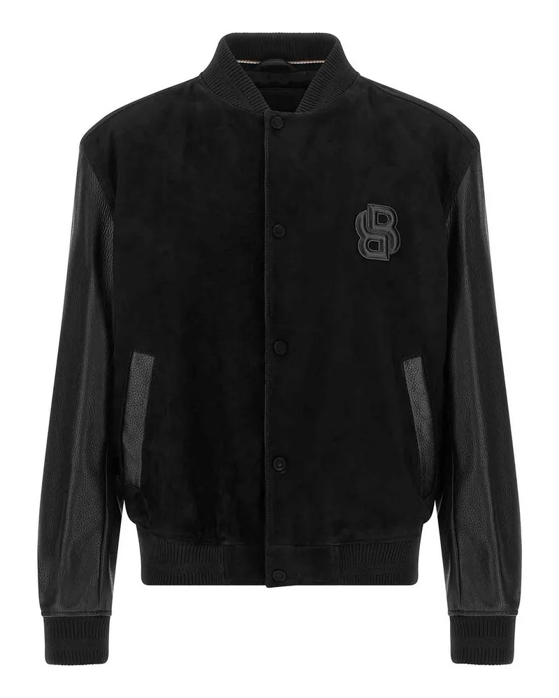 HUGO BOSS Bomberjacke - Schwarz Schwarz