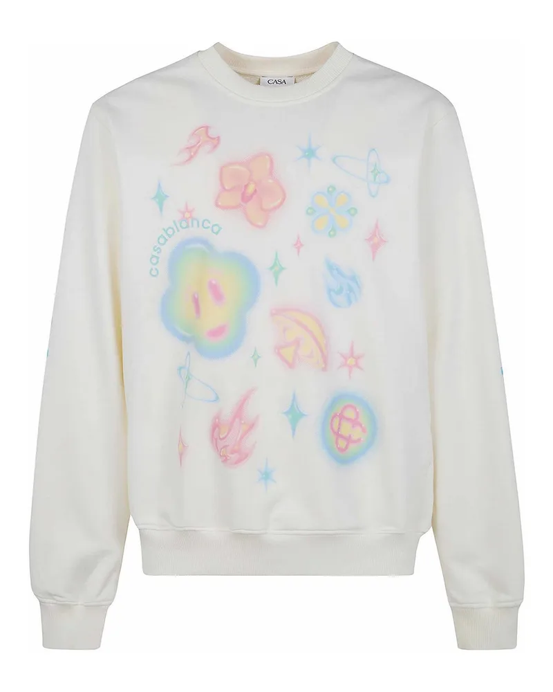 Casablanca Paris Sweatshirt - Weiß Weiß