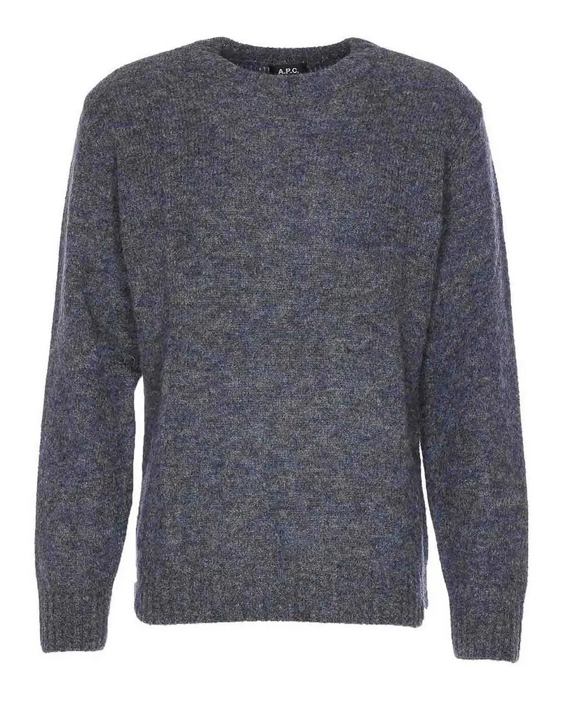 A.P.C. A. P.C. Rundhalspullover - Grau Grau
