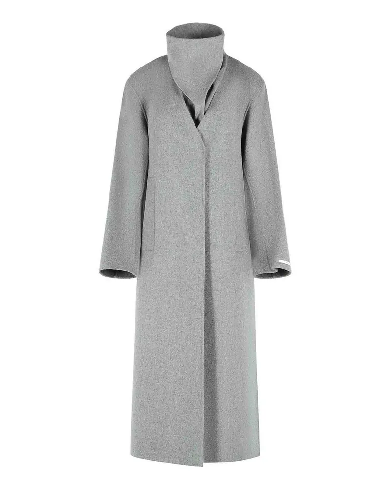 SPORTMAX Langer Mantel - Grau Grau