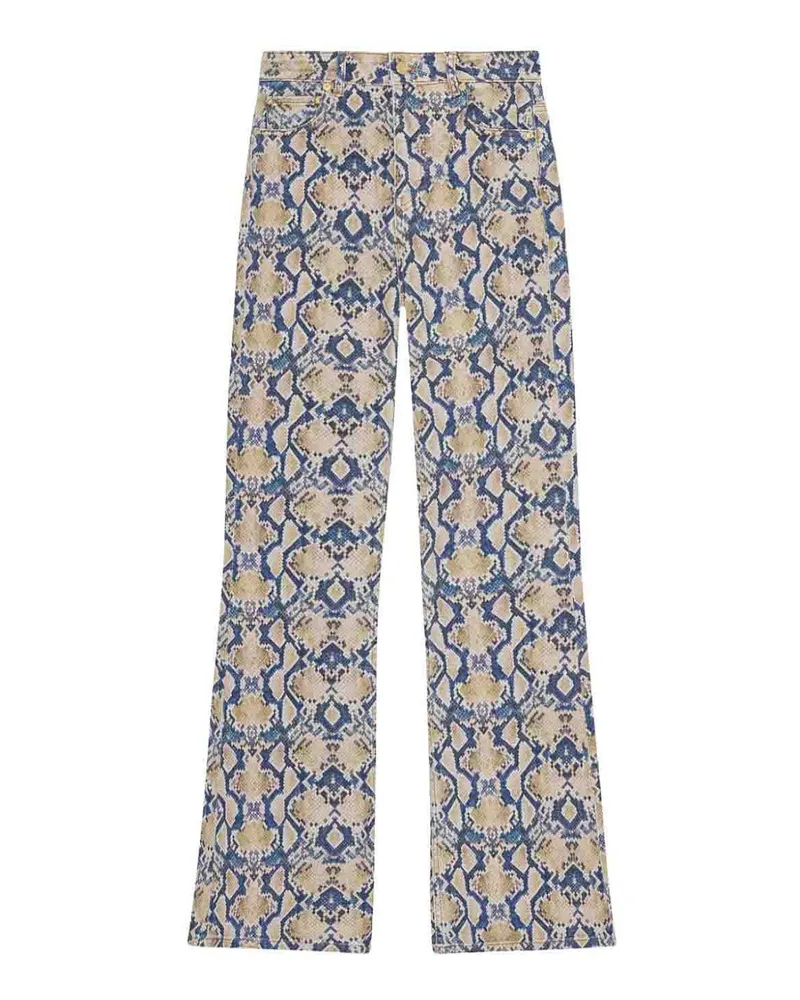 Ganni Straight Leg Jeans - Blau Blau