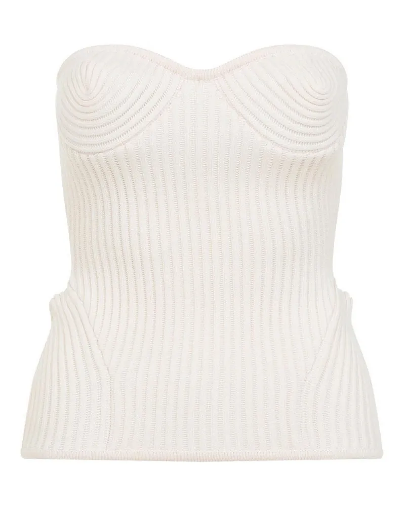 Jean Paul Gaultier Top - Weiß Weiß