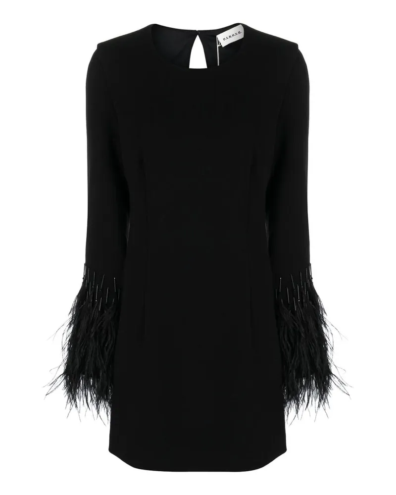 P.A.R.O.S.H. P. A.R. O.S. H. Kurzes Kleid - Schwarz Schwarz