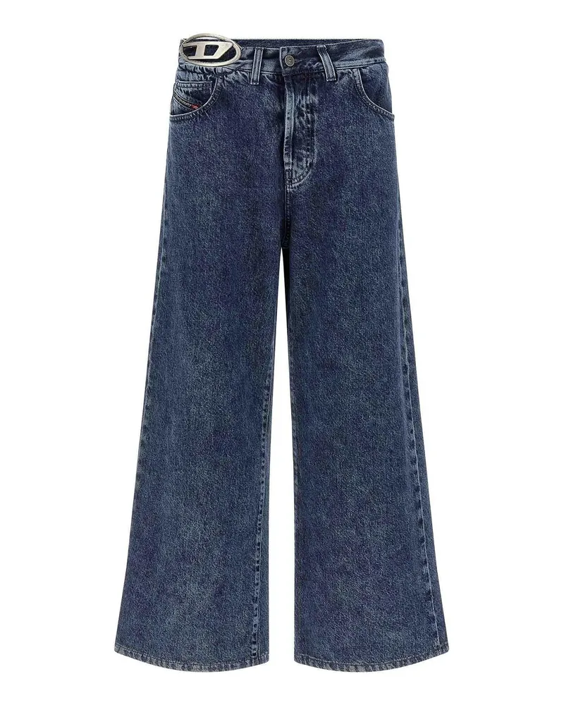 Diesel Straight Leg Jeans - Blau Blau