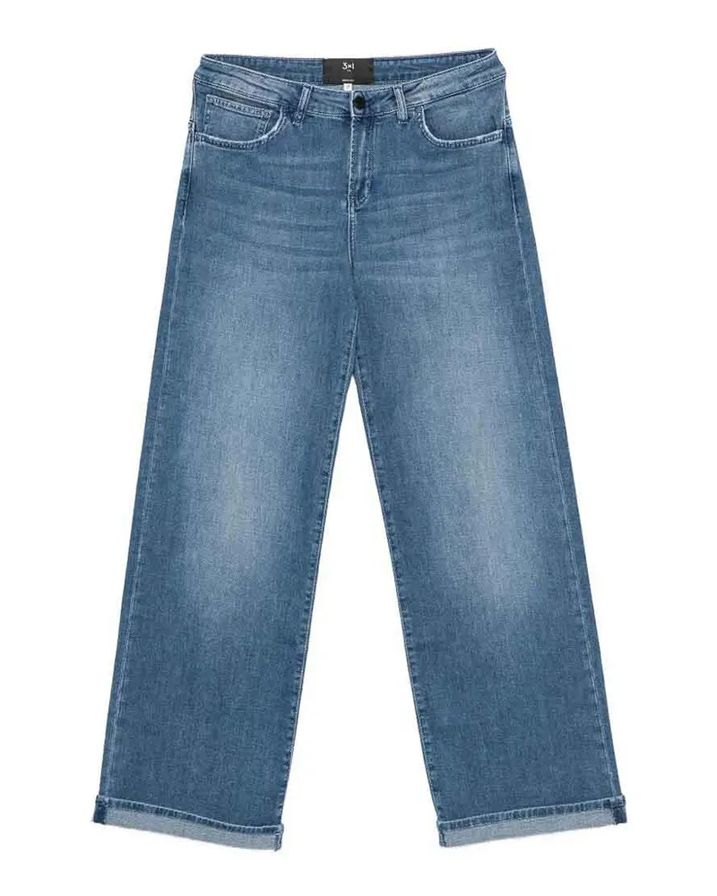 3x1 Straight Leg Jeans - Denim Denim
