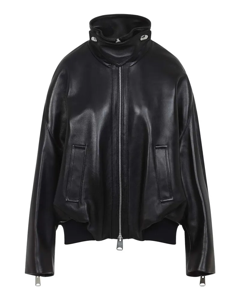 KHAITE Lederjacke - Schwarz Schwarz