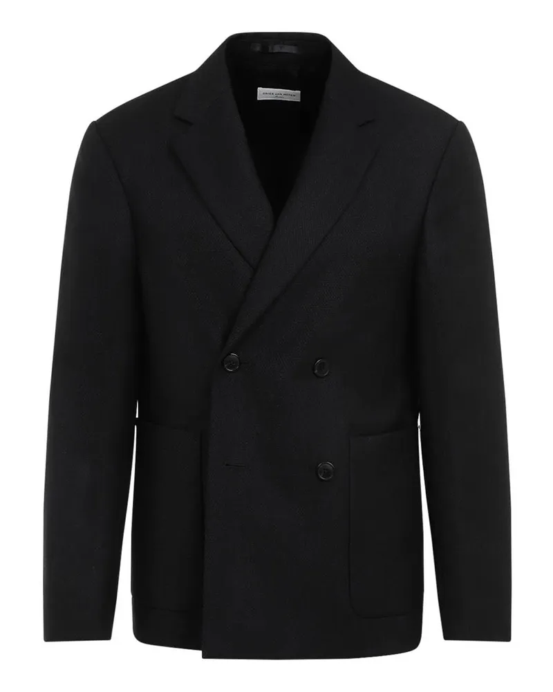 Dries van Noten Casualjacke - Schwarz Schwarz