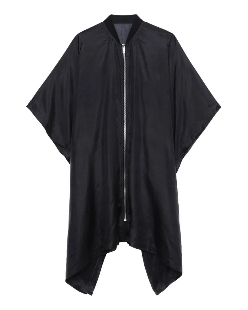 Rick Owens Kurzer Mantel - Schwarz Schwarz