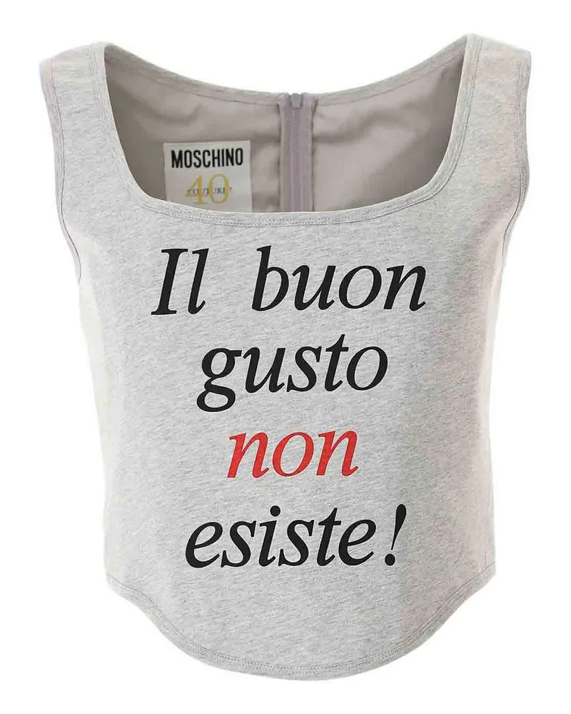 Moschino Top - Grau Grau