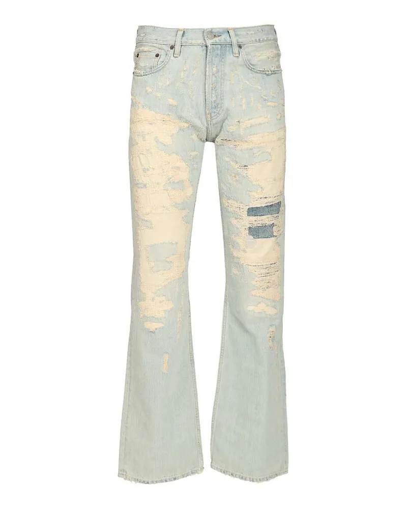 Acne Studios Straight Leg Jeans - Hellblau Hellblau