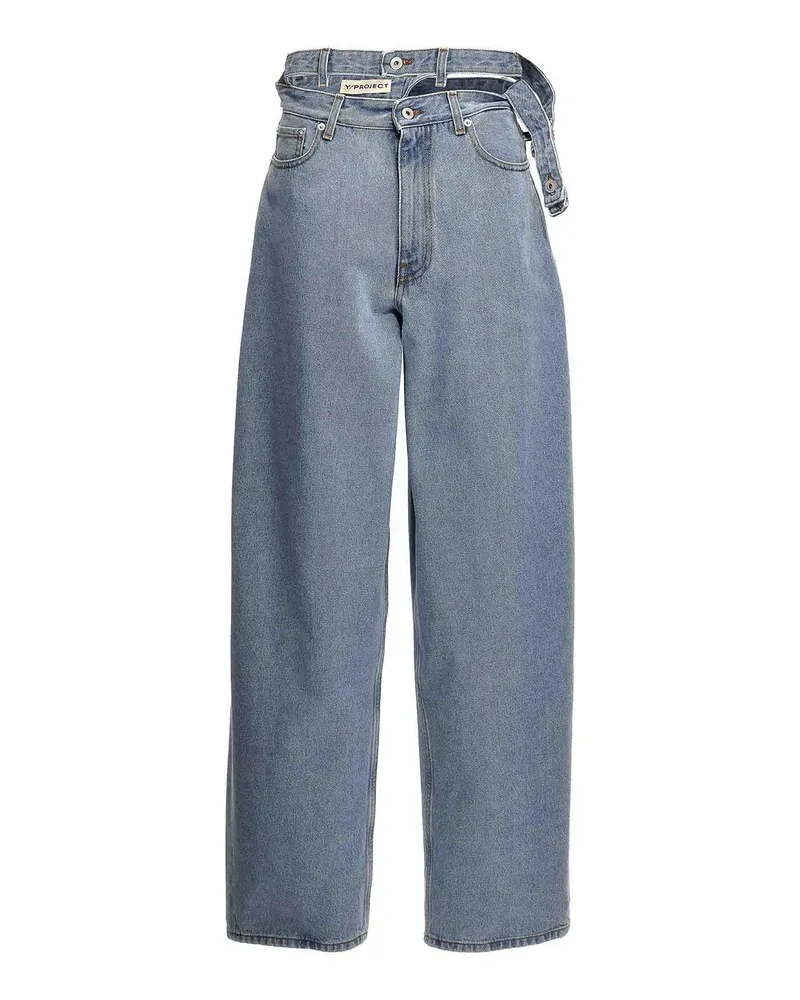 Y/PROJECT Bootcut Jeans - Hellblau Hellblau