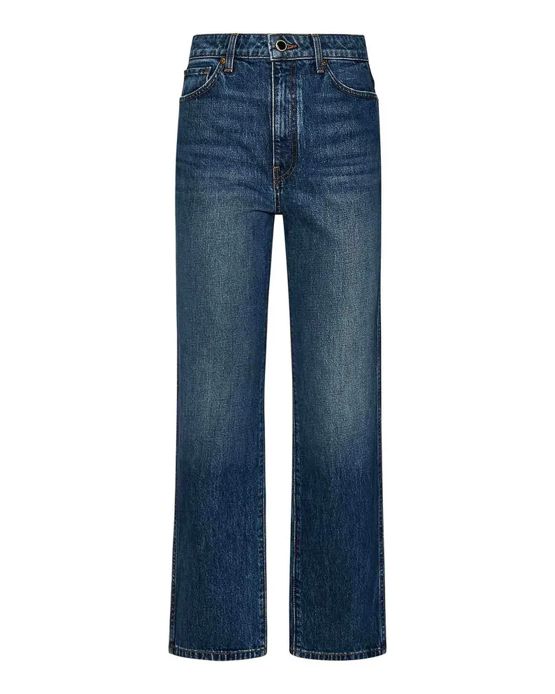 KHAITE Bootcut Jeans - Blau Blau