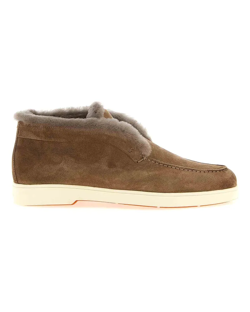 Santoni Stiefeletten - Braun Braun