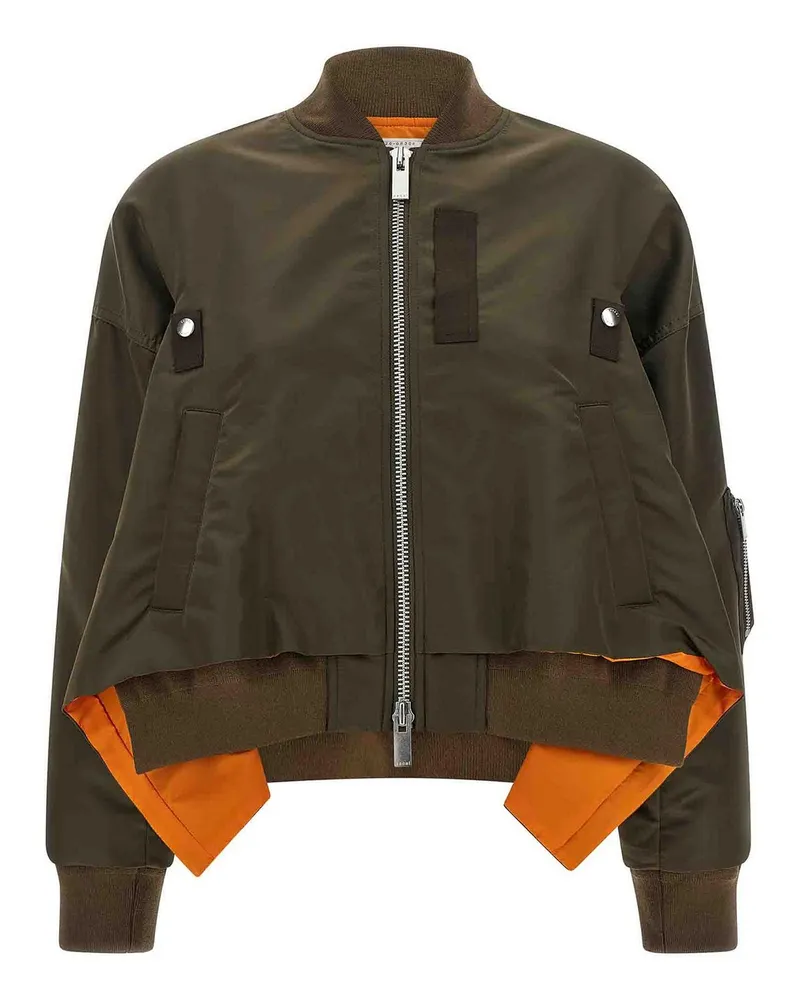Sacai Casualjacke - Grün Grün