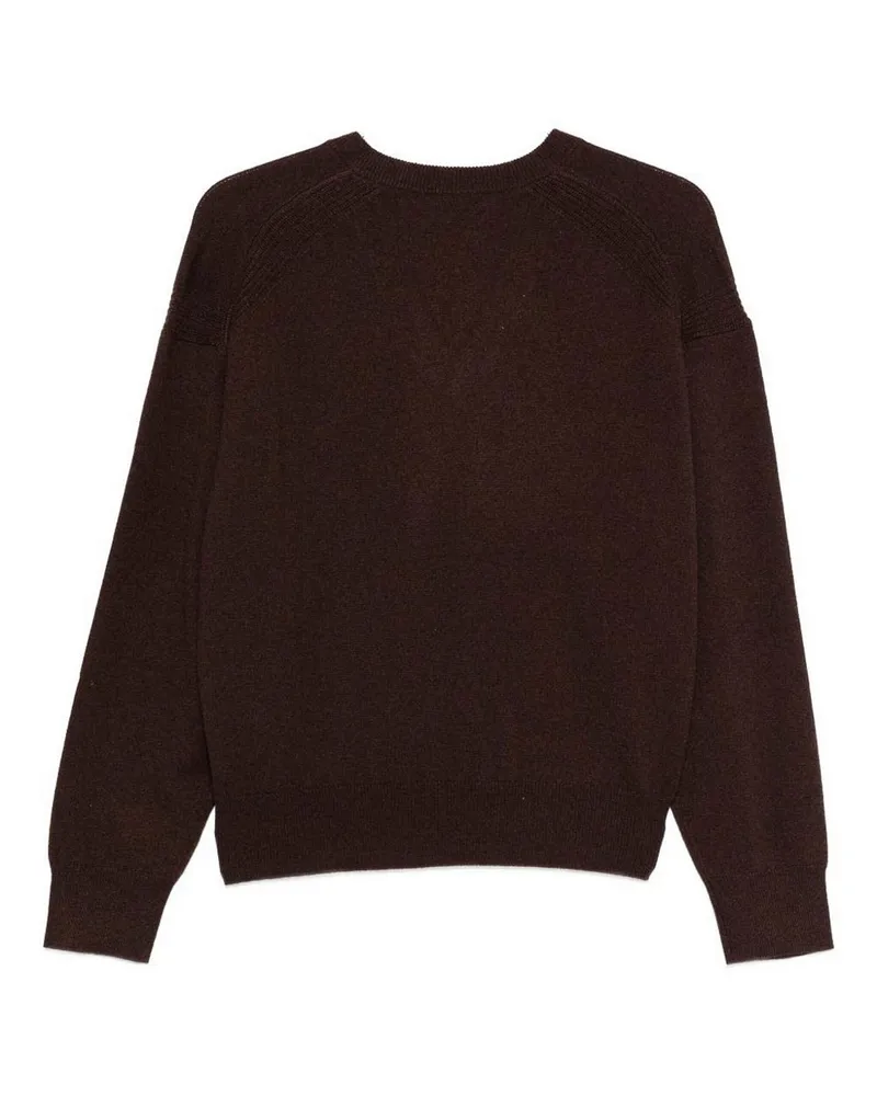 Semicouture V-Pullover - Braun Braun