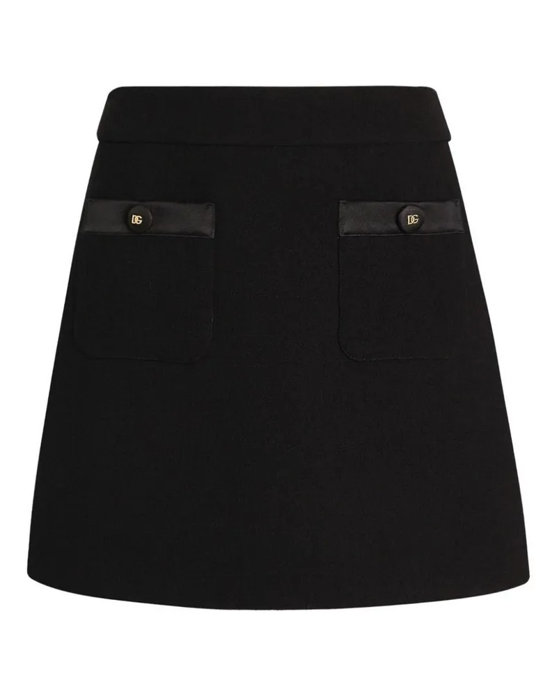 Dolce & Gabbana Minirock - Schwarz Schwarz