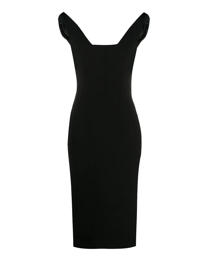 Dolce & Gabbana Knielanges Kleid - Schwarz Schwarz