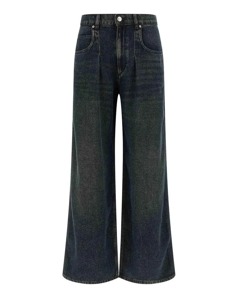 Isabel Marant Straight Leg Jeans - Schwarz Schwarz