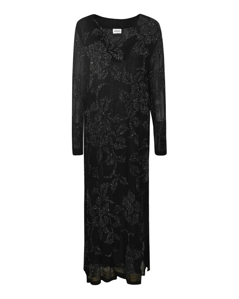 P.A.R.O.S.H. P. A.R. O.S. H. Knielanges Kleid - Schwarz Schwarz