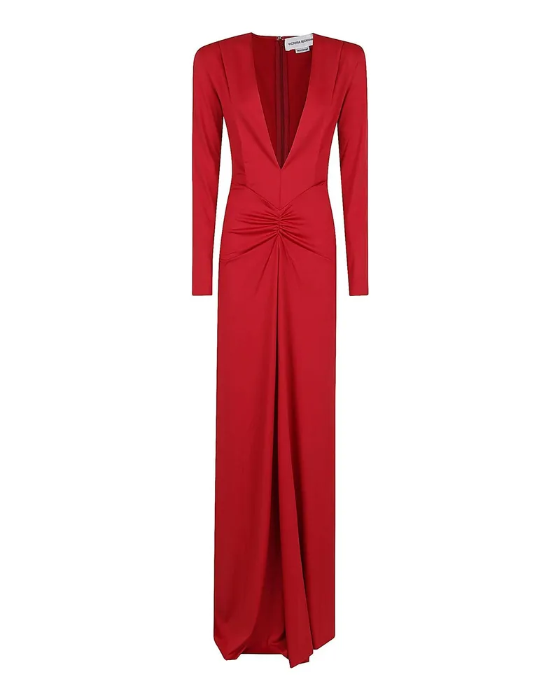 Victoria Beckham Knielanges Kleid - Rosa Rosa