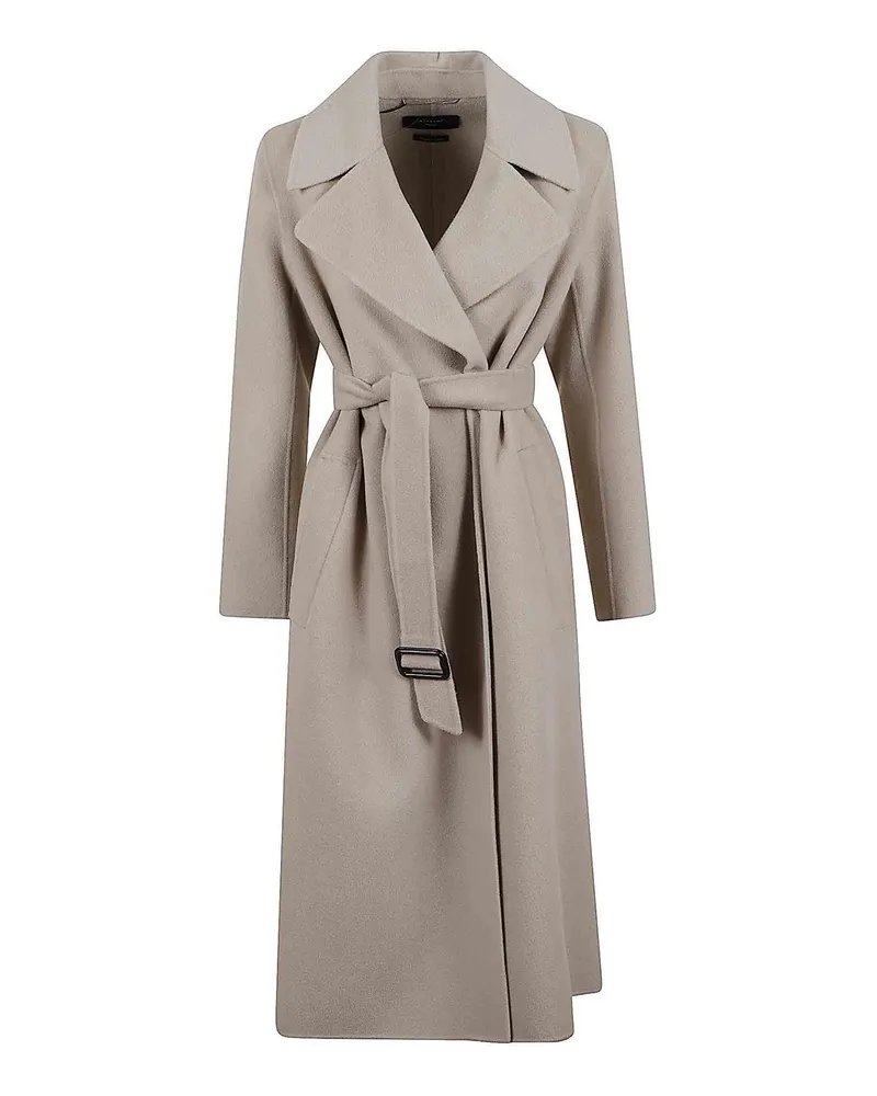 Max Mara Kurzer Mantel - Beige Beige