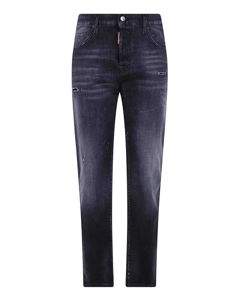 Dsquared2 Straight Leg Jeans - Schwarz Schwarz
