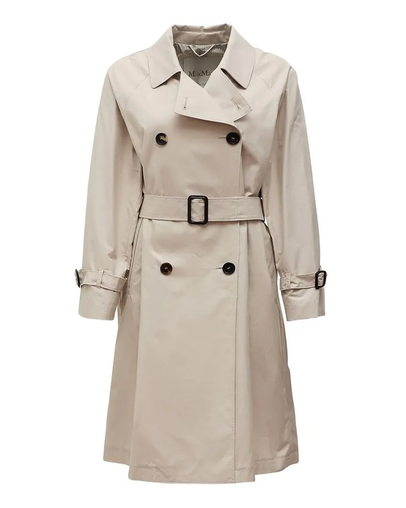 Max Mara Knielanger Mantel - Beige Beige