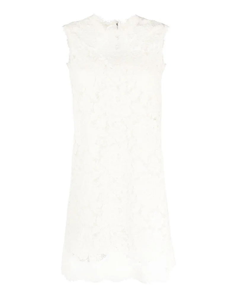 Dolce & Gabbana Knielanges Kleid - Weiß Weiß