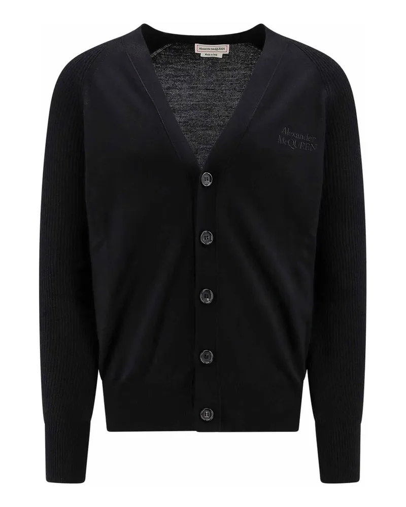 Alexander McQueen Cardigan - Schwarz Schwarz