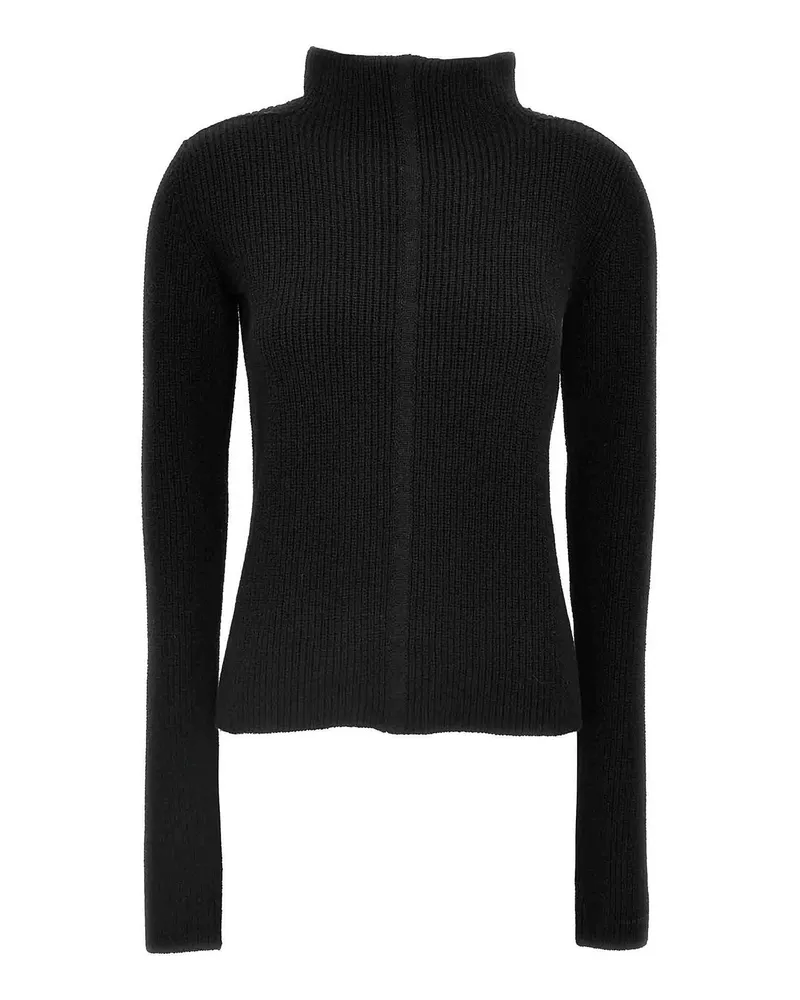 Rick Owens Rundhalspullover - Schwarz Schwarz