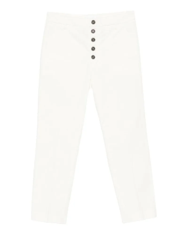 Dondup Straight Leg Jeans - Weiß Weiß